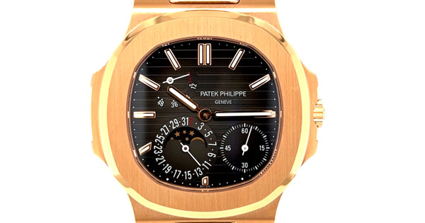 Patek philippe nautilus moonphase rose outlet gold